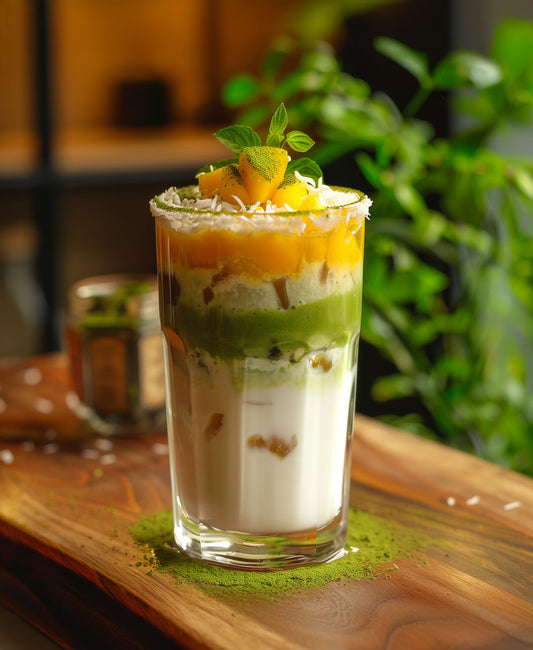 Iced Coconut Matcha Latte