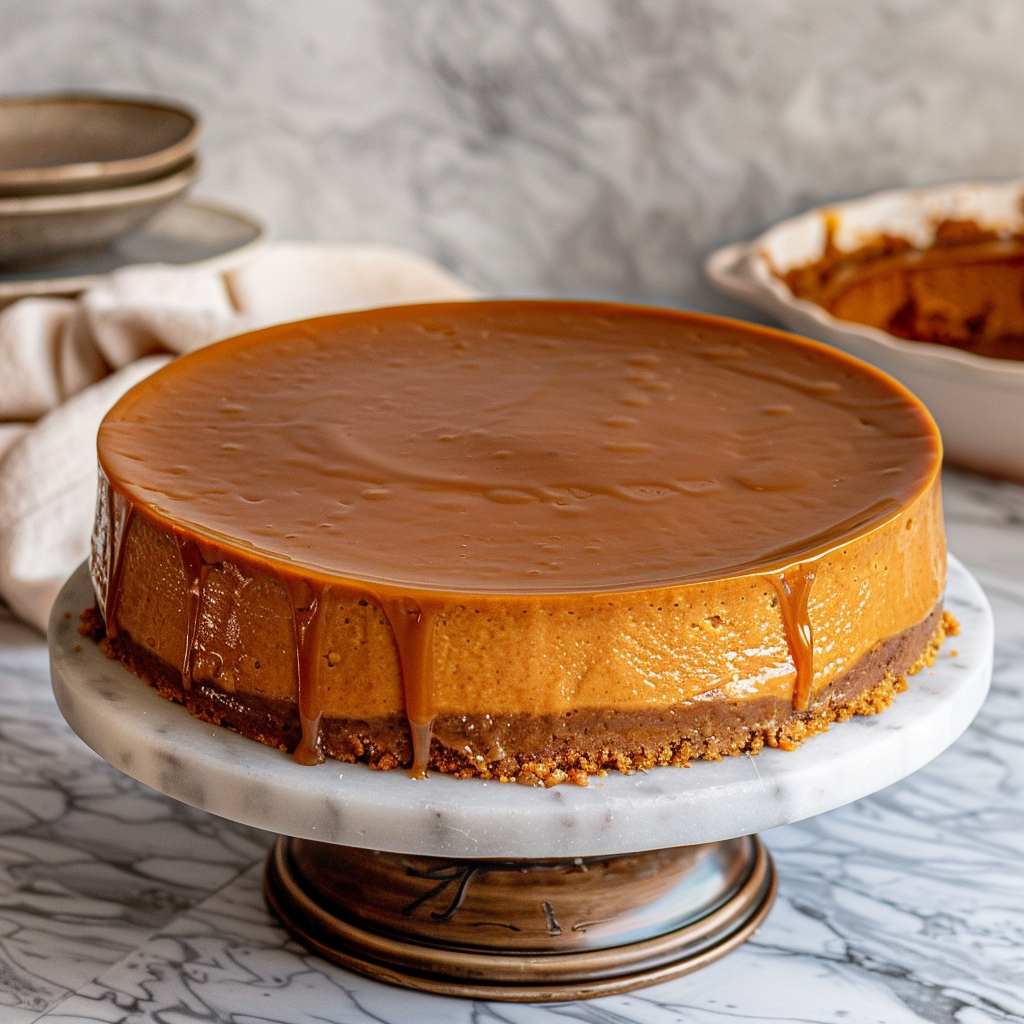 Pumpkin Cheesecake mit Pumpkin Oat Latte